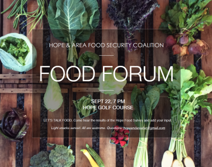 Hope, BC Food Forum